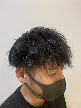 ケリーズグリーン(Kelly's Green) ソフトツイスト×マッシュショート　#蕃本　啓利