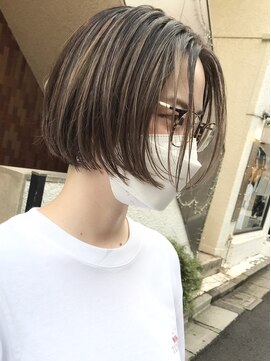 ヨッカ(YOCCA) ボブ+ハイライト