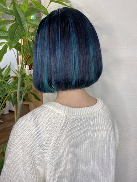 リタヘア(Re:ta Hair) ボブとストライプカラー【飯田淳平】Re:ta Hair