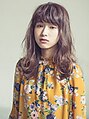 ヘアースペース モナ 清水店(HAIR SPACE Mona) 【愛されスタイル♪】重ためバング×動きのあるカール