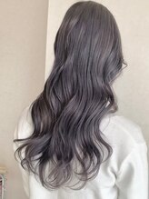 《*透明感とくすみが手に入るグレージュカラー*》髪の赤みを消してくれるブリーチダブルカラー*[盛岡大通]