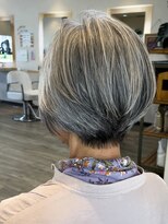 ヘアーアンドメイク マディ Hair&Make MADI&nbsp;大人グレイショートボブ