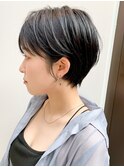 【mee.】ハセガワヒトシ シースルーバング 丸みショート