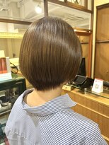 ネオリーブカップ 町田店(Neolive capu)&nbsp;丸みショート×オリーブベージュ【町田/jr町田/町田駅】