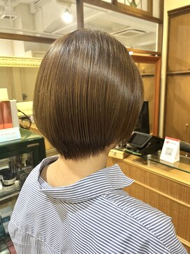 ネオリーブカップ 町田店(Neolive capu) 丸みショート×オリーブベージュ【町田/jr町田/町田駅】