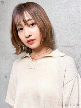 オーブ ヘアー サフィール 春日部店(AUBE HAIR saphir) 20代・30代_くびれボブ