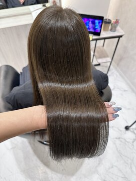 アンドシャルム 心斎橋(&CHALME) オリーブブラウン 髪質改善トリートメント