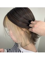 エーアイ 千石 巣鴨 白山店(Ai HAIR)&nbsp;インナーカラーホワイトベージュ