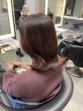 ロンドアヴァントゥス 池袋(Lond aventus) 韓国レイヤー/韓国風/ボブ/髪質改善/黒髪/ブリーチなし〔池袋〕