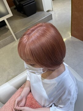 スペックホルダーミミ(Spec Holder mimi) オレンジピンクベージュ