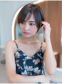 20代30代くびれショートフルバング似合わせカットイメチェン小顔