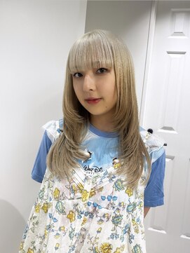 ゼスト 八王子店(ZEST) ホワイトカラー/レイヤーカット