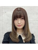 ソイア 春日井店(Soea) 高難易度縮毛矯正　春日井　レイヤーカット　ロング　小顔