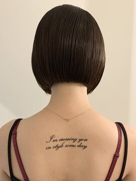 ライン(LINE) ミニボブ/透明感カラー