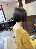 襟足スッキリ切りっぱなしボブ【別府】