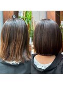 髪質改善ストレート