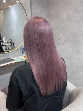 フィー 南越谷店(fee) ダブルカラー/ペールピンク/ピンクベージュ