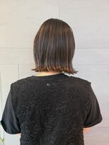 キミトヘアデザインアンドスパ(Kimito Hair design&spa)&nbsp;くびれボブ/武蔵小杉/艶髪/小顔/30代/ベージュ/チャコールグレー