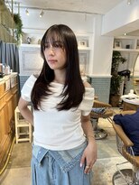 ロンド シャルム 吉祥寺(Lond charme)&nbsp;オリーブグレー/韓国風巻き/レイヤーカット/髪質改善/縮毛矯正