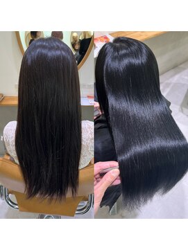 ゴカンムード(Gokan mood) 髪質改善縮毛矯正ハイライトダブルカラーショートカット30代40代