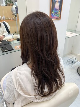 ベージュブラウンカラー