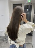 《SAYAKA》ブリーチ無しダブルカラーで透明感ベージュ