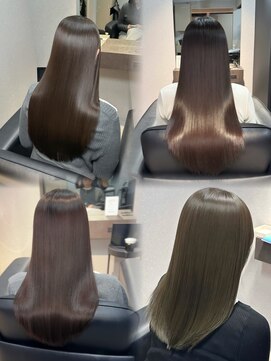 ルナス 福岡天神(LUNAS) 【LUNAS髪質改善】縮毛矯正*ロング*韓国ヘア*天神*美髪矯正