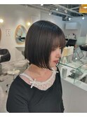 透け感グレージュ