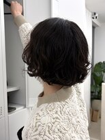 アニー 松戸(ANNI)&nbsp;着物ヘア/大人ガーリー/ダークアッシュ/似合わせカット/松戸駅