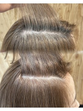 ウチコ 平尾店(u.chi.ko_si) 白髪ぼかしビフォーアフター