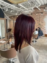 スペックホルダー(Spec Holder)&nbsp;ワインレッドレイヤーミディ小顔