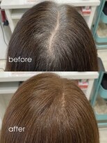 ミレット 竹ノ塚東口店(miret)&nbsp;30代40代50代◎白髪染めリタッチカラーミディアムヘア竹ノ塚