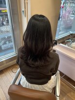 アクシス 栄店(`AXIS)&nbsp;森崎ワンホンレイヤー/ミルクティーブロンド/ダークブルー/栄