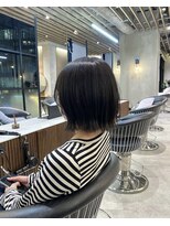 トッカ 博多駅筑紫口店(tocca hair&treatment)&nbsp;ナチュラルな外ハネでつくる、軽やかボブ