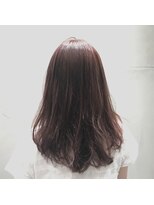 アンド バイ ヘアサロン(AND by hair salon) ラベンダーピンクブラウンカラー
