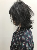 キューズ クラブ(cuz KLUB)&nbsp;【cuzKLUB】マッシュウルフ×ダークグレイ