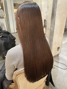 ロイジー(roijir) 【roijir 表参道】ココアブラウン×ツヤストレート