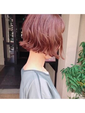 シャロン(SHARON) 【SHARON原宿】ナチュラルショート×ピンクベージュ