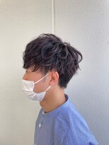 【翁長孝輔】ツイストスパイラルショート刈り上げ束感メンズ