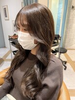 ロンド ストラーダ 心斎橋(Lond strada)&nbsp;韓国前髪顔周りロング×デザインカラー[心斎橋/髪質改善]