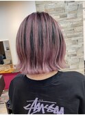 ピンクラベンダーバレイヤージュ