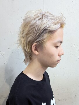 ゴーズゴー 吉祥寺(e)店(go s go) 【gosgo近藤】アップバング/ブリーチ/メンズカット/ピンパーマ