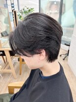 ネオリーブ クーロ メゾン 横浜(Neolive curro Maison)&nbsp;韓国センターパート×毛流れパーマ[メンズ]