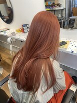 ラック(LUCK)&nbsp;切りっぱなしボブ/エアリーロング/美髪/ピンクブラウン/韓国