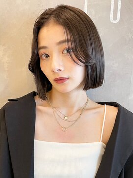 トルネード(TORNADO) 韓国ボブくびれボブ切りっぱなしボブ額下ボブ M0806表参道