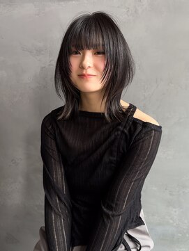 ロンドカスティーヨ 四日市(Lond castillo) 【futaba】レイヤーボブ/ボブウルフ/黒髪