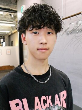 ニール シトロン 名古屋 伏見 丸の内(NEELU citron) 波巻きパーマシャドウパーマメンズカット