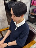 【amule hair】刈り上げ/前下がりセンターパート/20代/30代