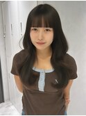 オリーブ/オリーブブラウン/赤み消しカラー/レイヤーカット