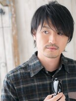 ダンディ館アダム 戸頭店&nbsp;30代40代ブラック大人ワイルドメンズカットF戸頭